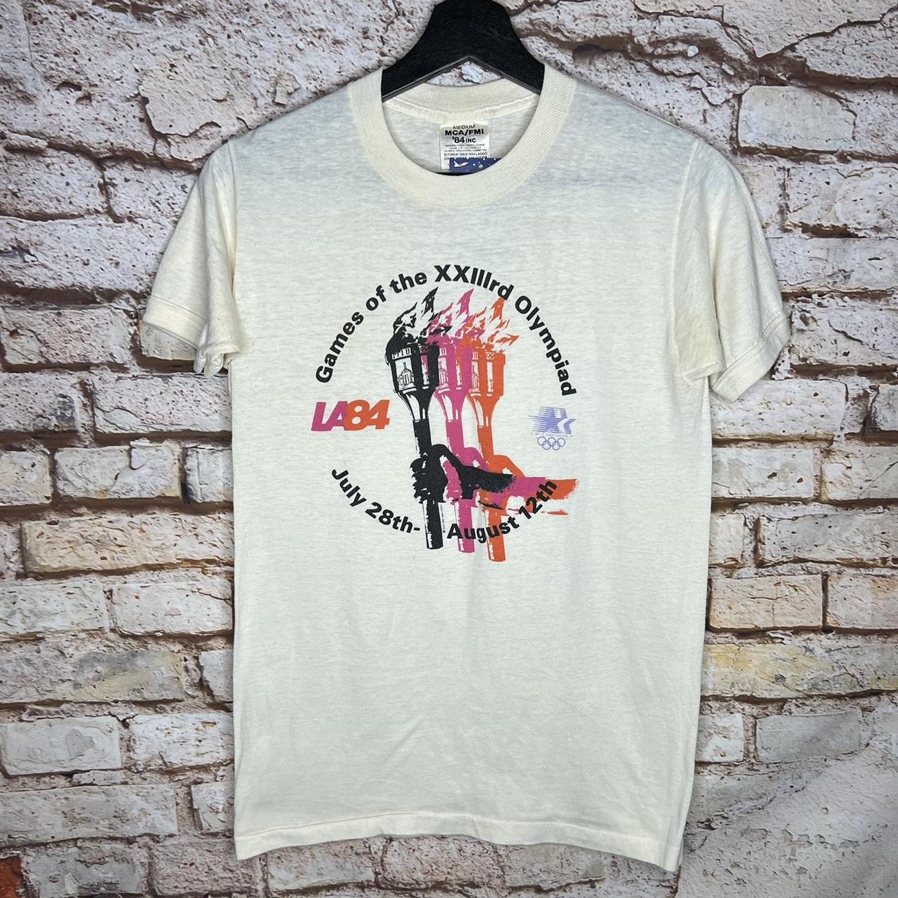 Vintage Los Angeles Olympic Game 1984 T Shirt... - Depop