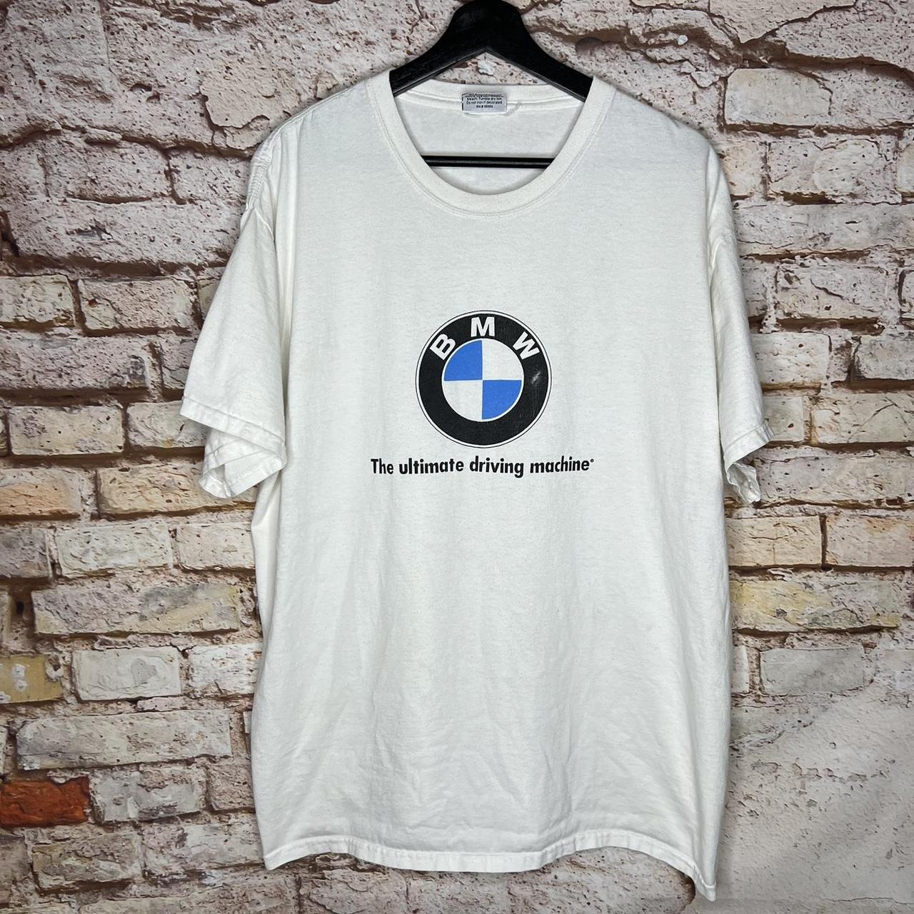 BMW ヴィンテージTシャツ　企業T GF567 Tシャツ BMW 企業T ロゴ 車メーカー USA製 白T - メルカリ