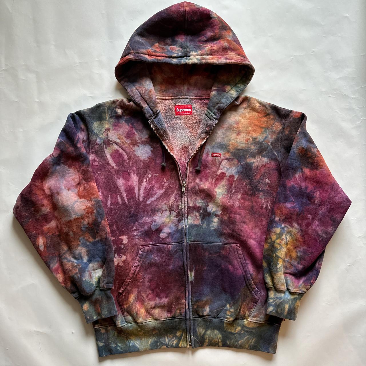 Supreme tie dye hoodie sale