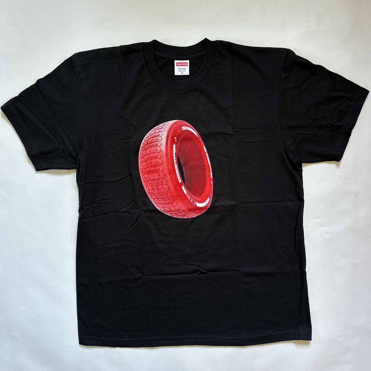 Supreme Logo outlet Tire Tee