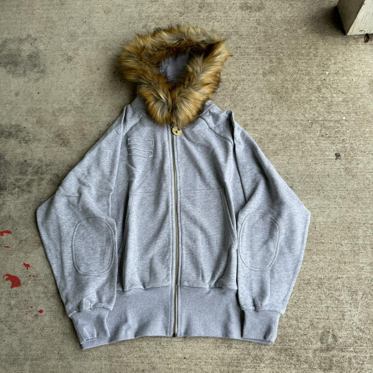 warpaint oversized fur hoodie brand new and never... Depop