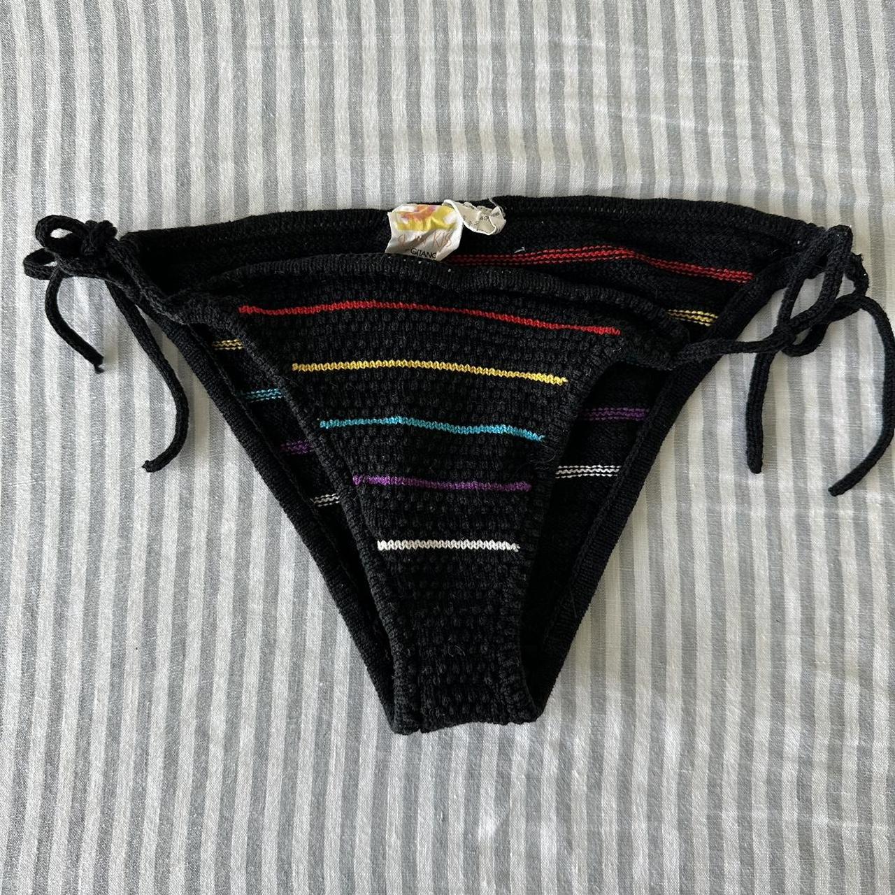 Gitano cotton knit bikini bottoms fit like a xs/s - Depop