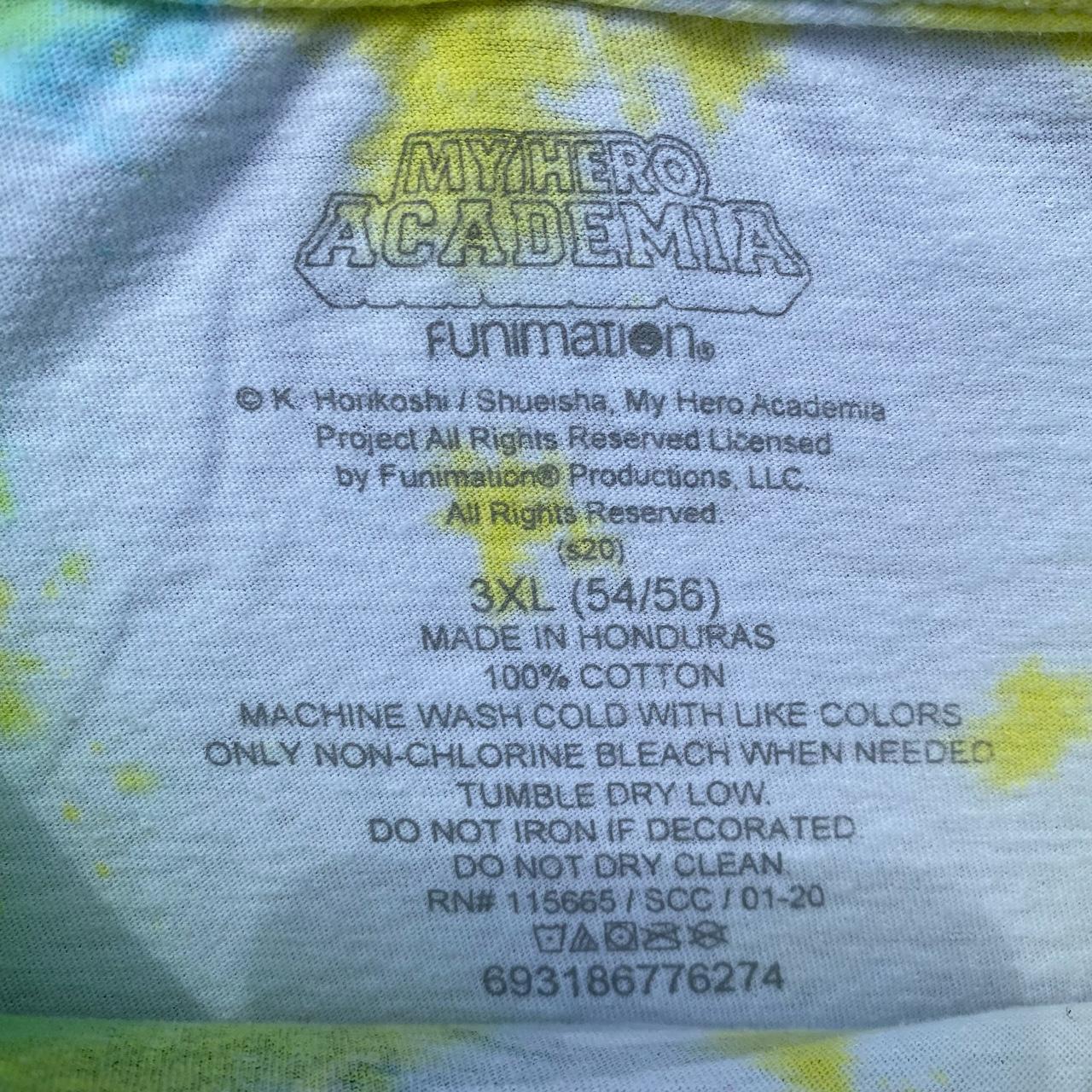 my hero academia tie dye shirt