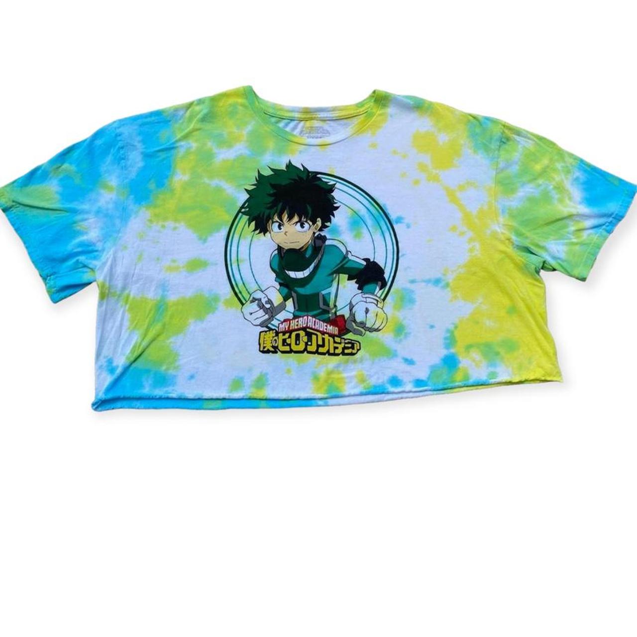 my hero academia tie dye shirt