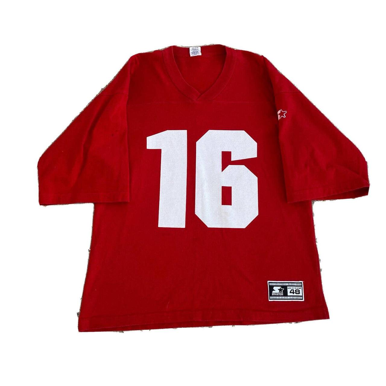 Joe Montana Jersey Vintage Jersey SF 49ers NFL - Depop