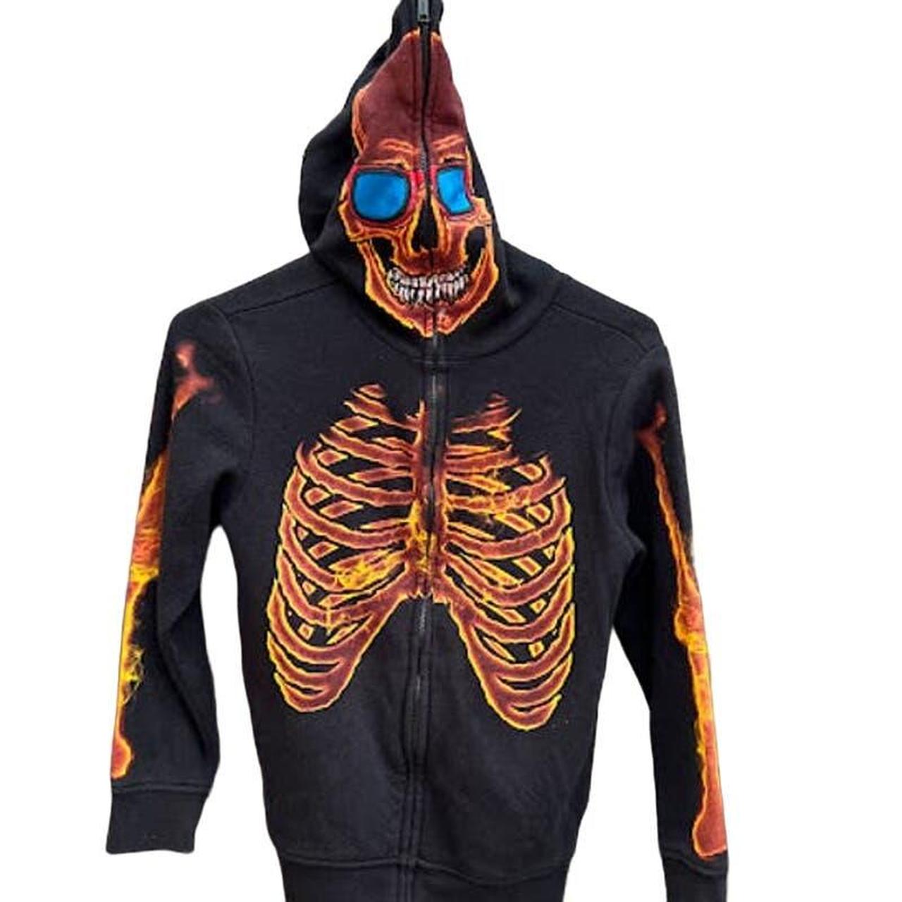 Tony hawk outlet skeleton hoodie