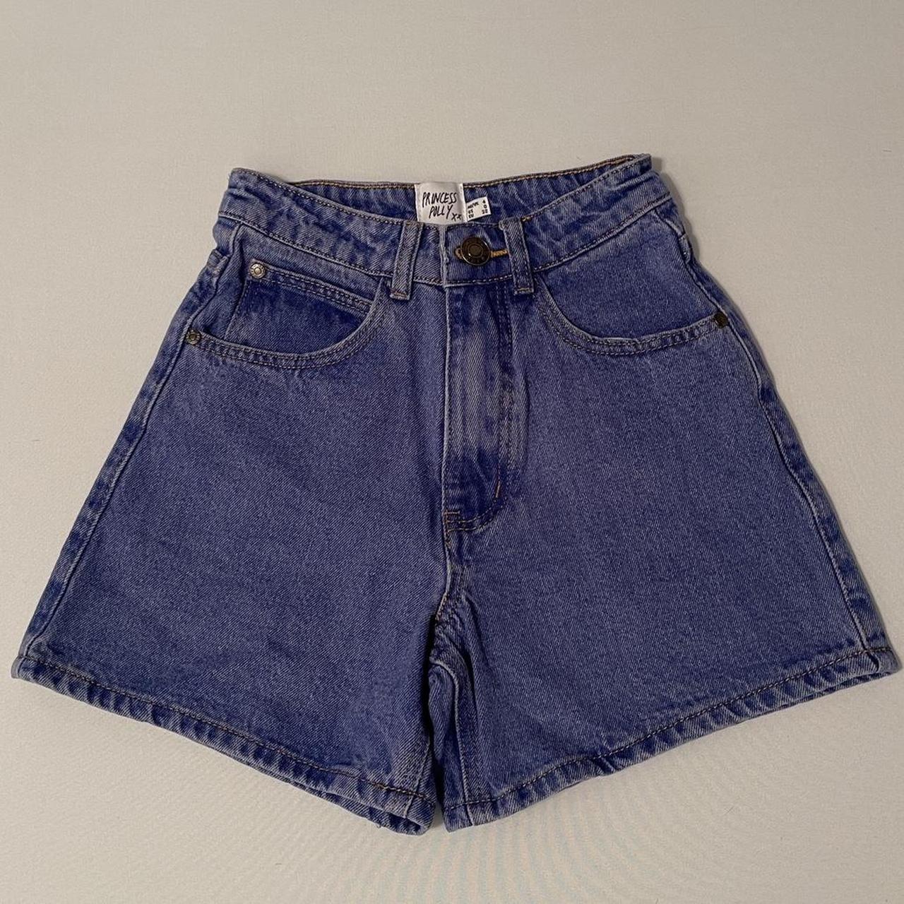 Low Rise Denim The Swalla Shorts Cream Princess Polly A Ropa