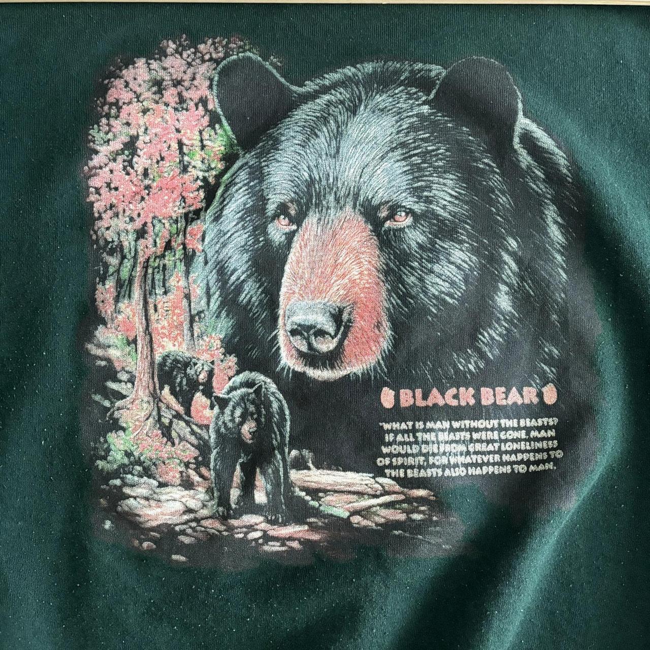 Black bear sweatshirt best sale