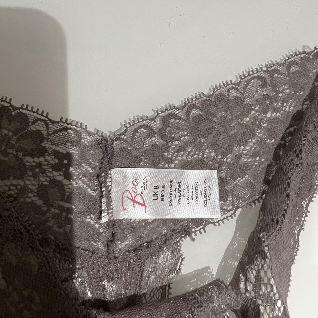 Boux Avenue Brown Thong size 8 #bouxavenue... - Depop