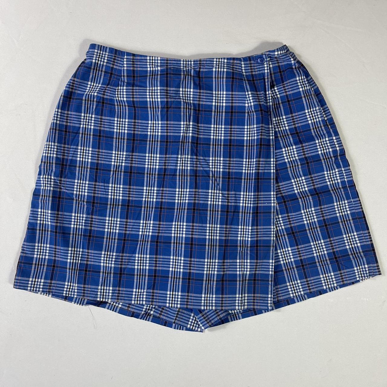 Charter Club Golf Plaid Skort Size 6 28” Waist 40”... - Depop