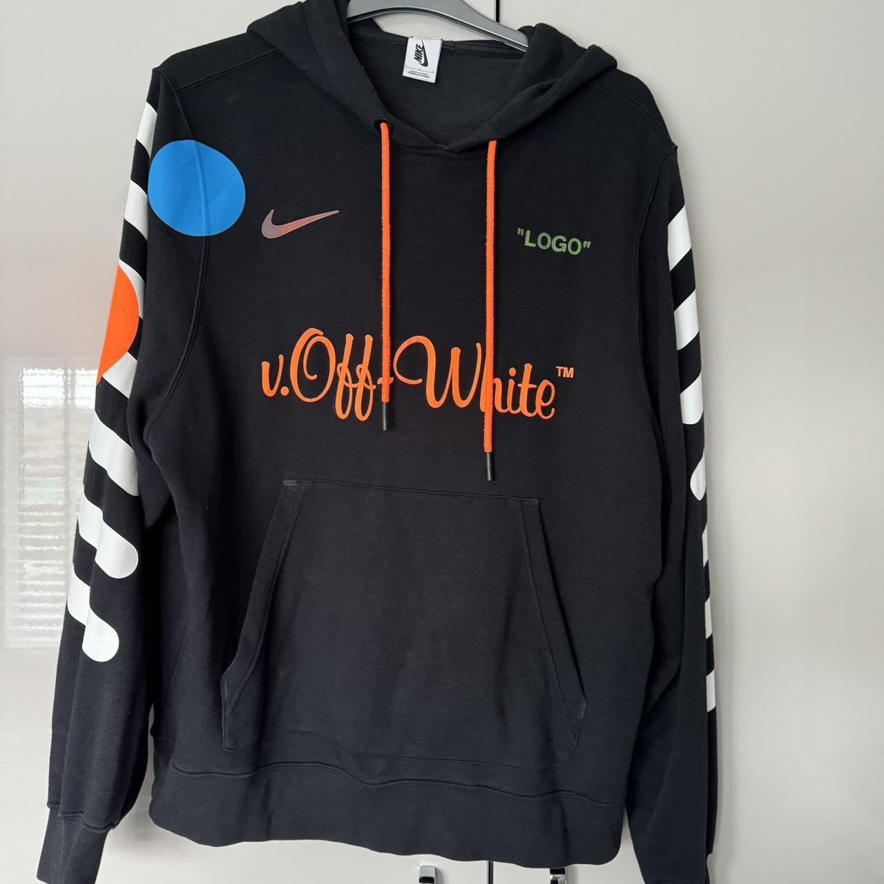 Lab x off store white hoodie