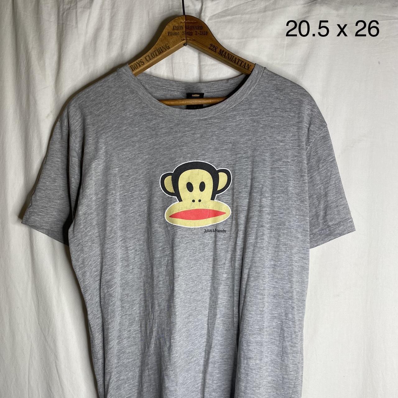 cute y2k paul frank shirt julius and friends monkey... - Depop