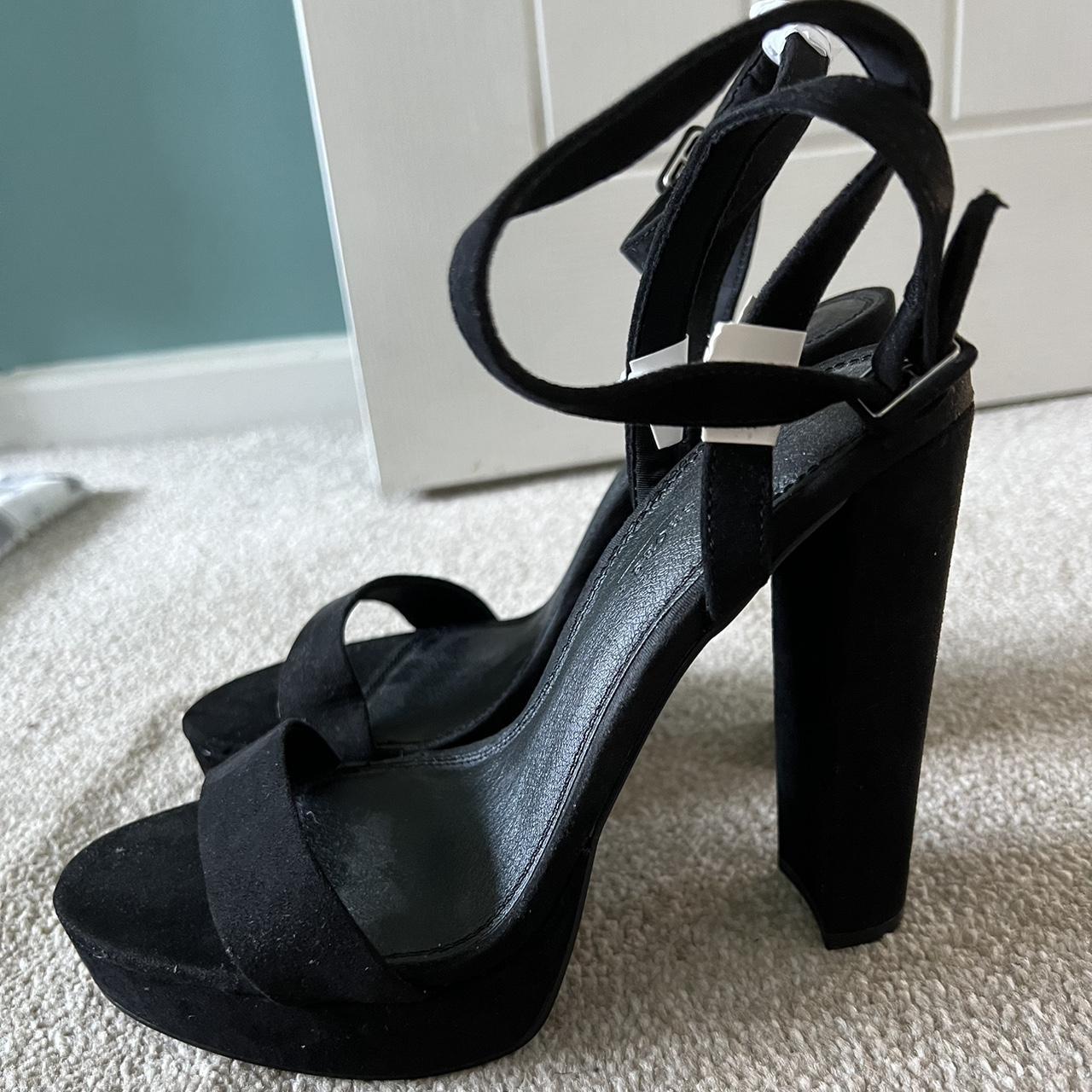 block heel platform shoes