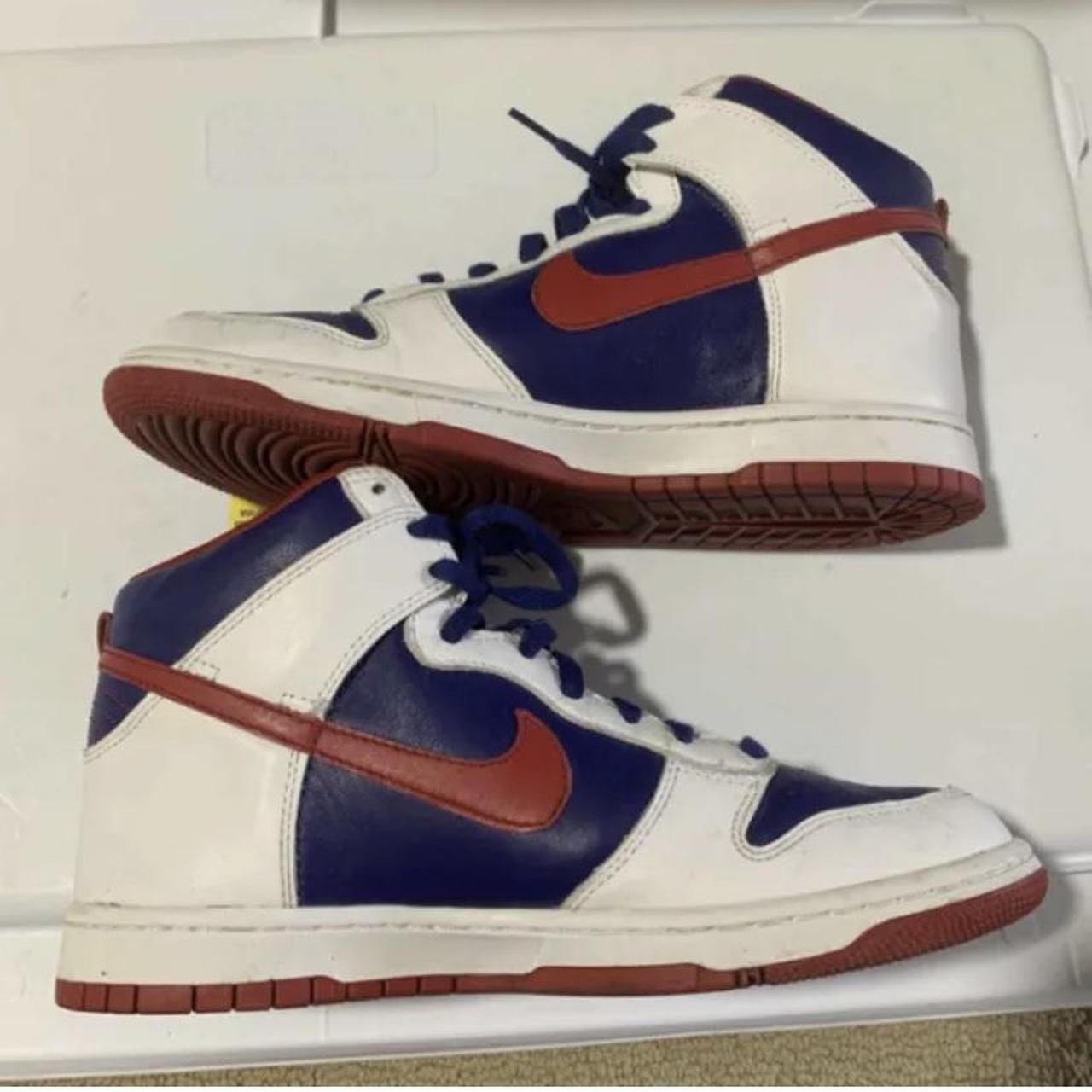 New York Giants Nike Dunk iD Sneakers.