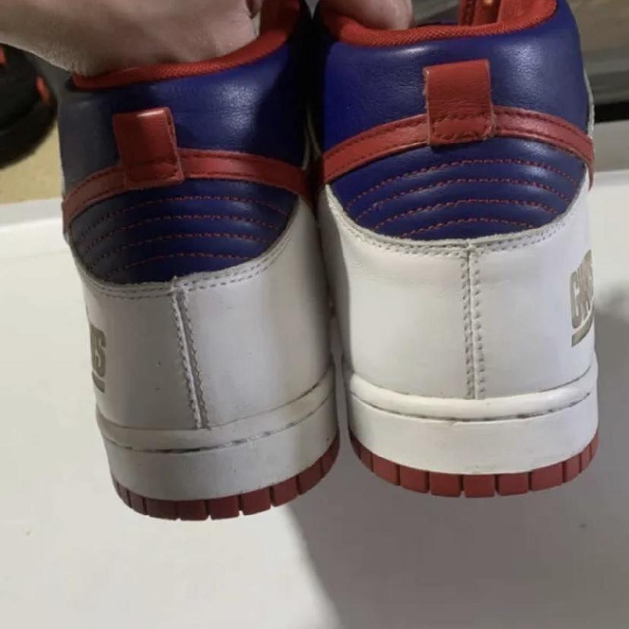 New York Giants Nike Dunk iD Sneakers.