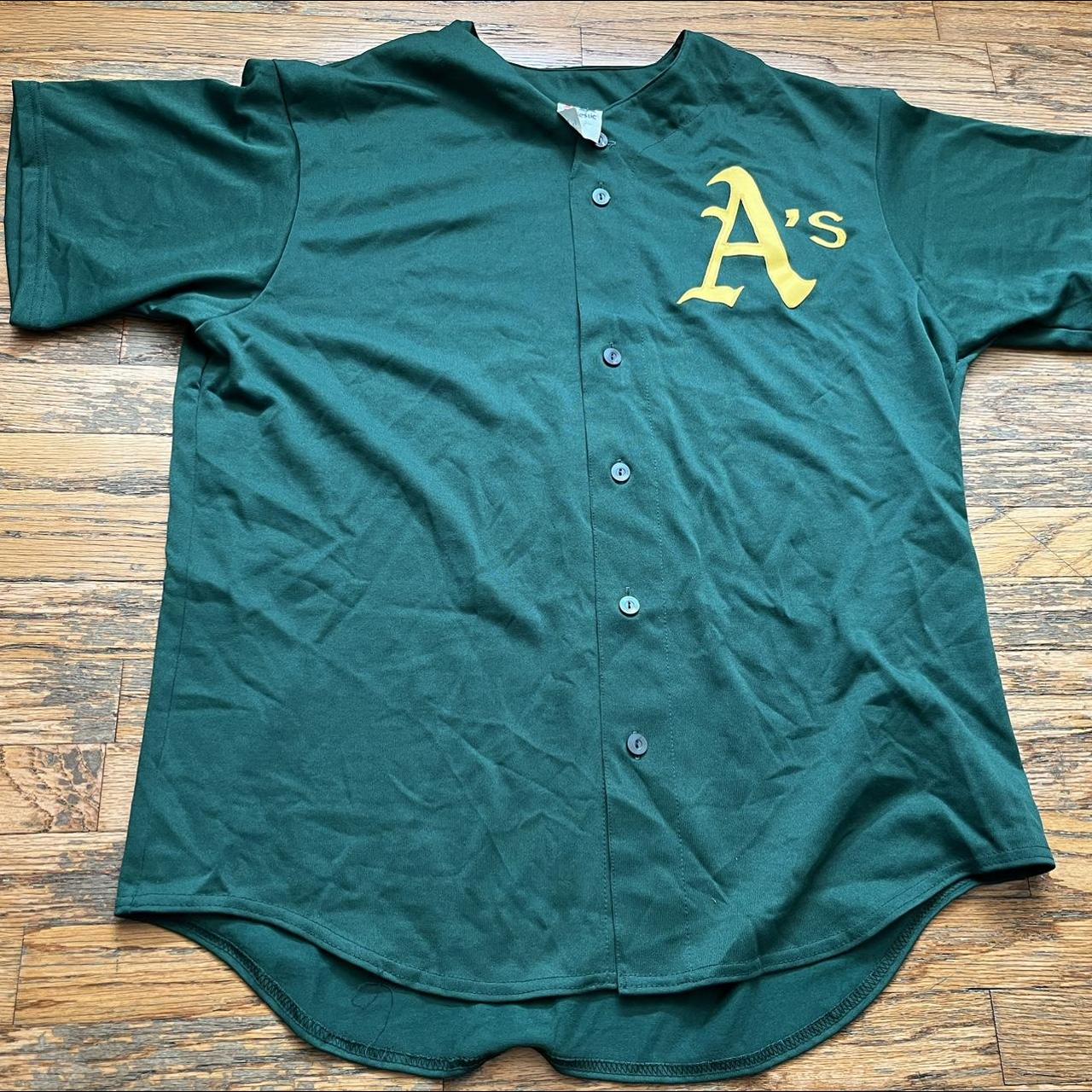 Vintage Majestic Made in USA Oakland A's Athletics - Depop