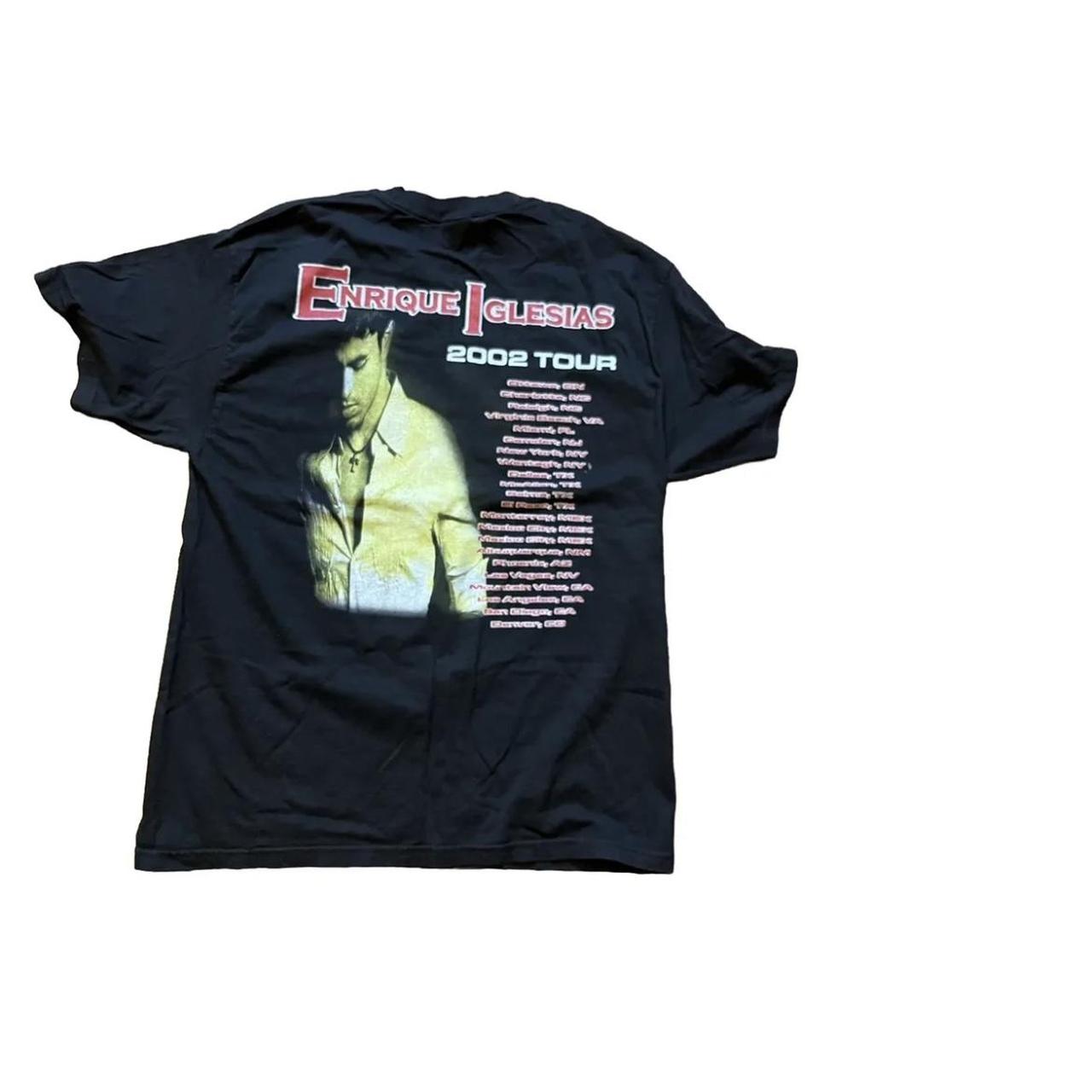 Vintage newest 2002 Enrique Iglesias Concert Tour Shirt