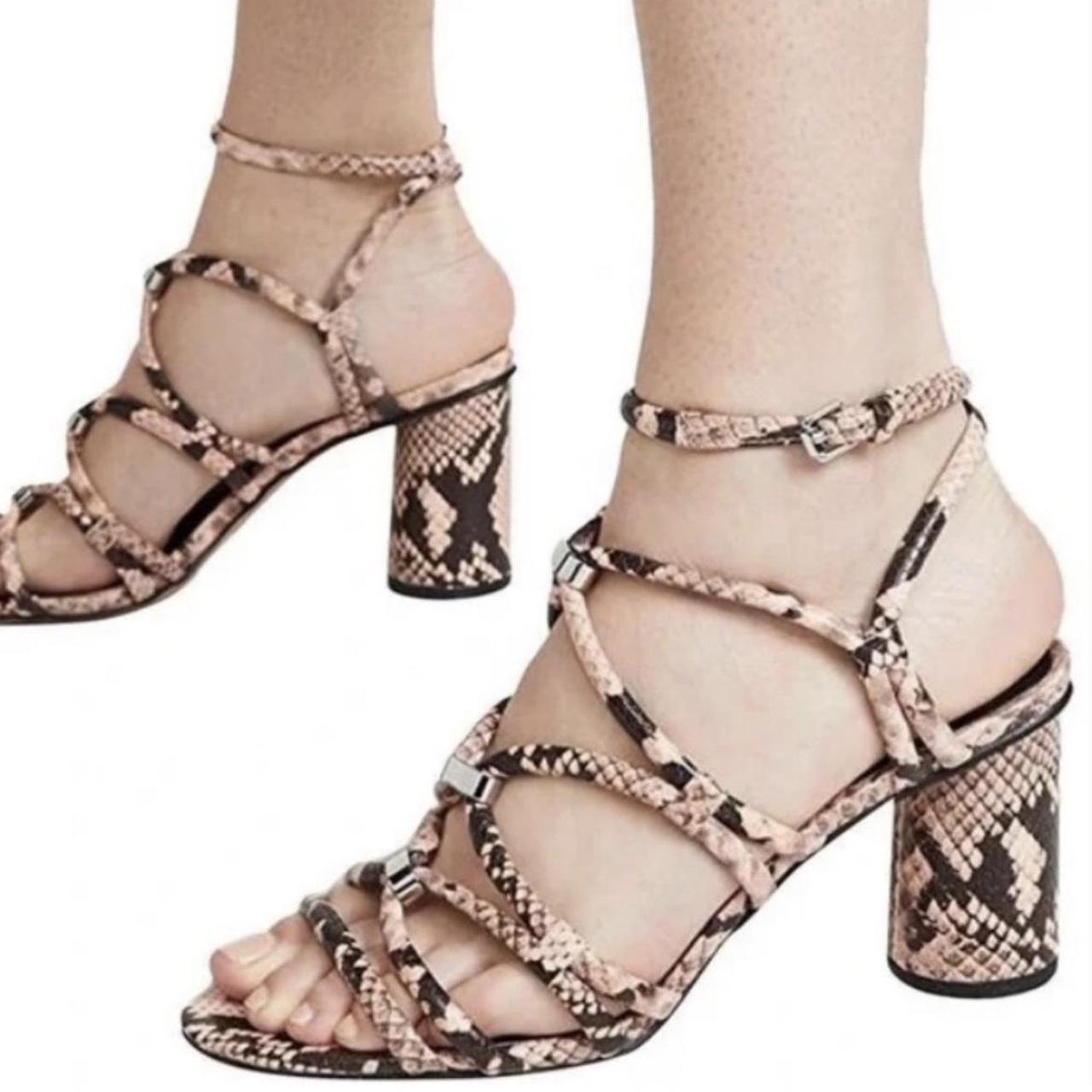 Rebecca Minkoff Apolline Strappy Cage Heeled Sandals Depop