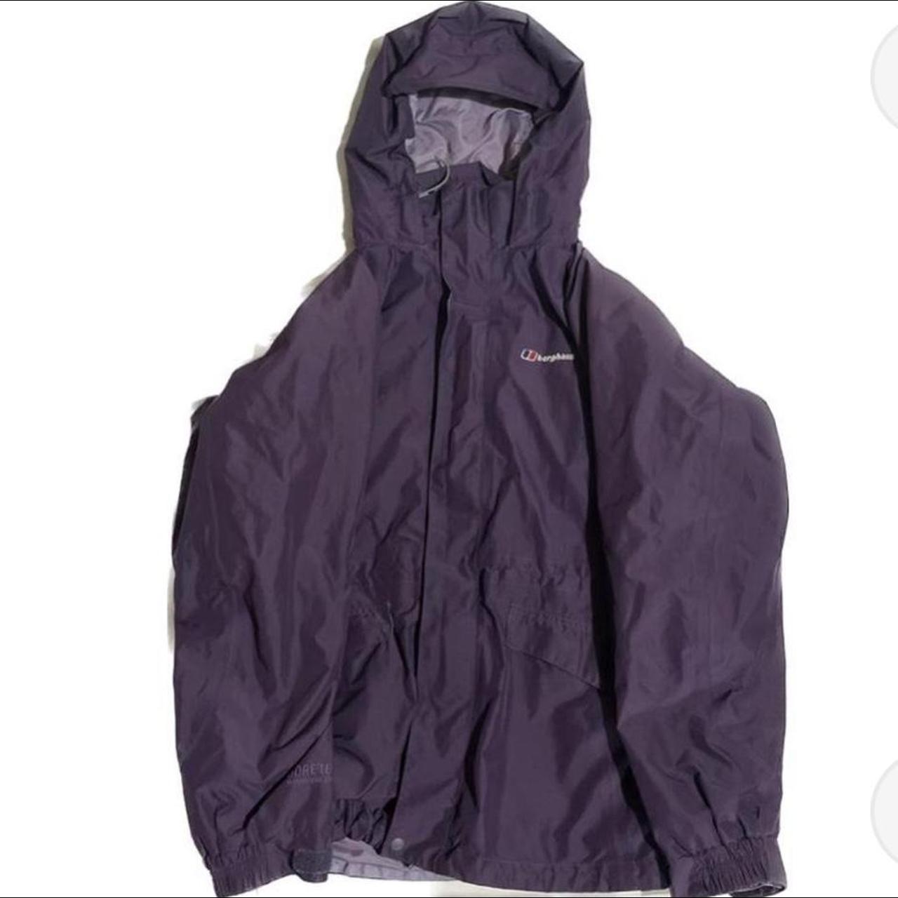 GORETEX PURPLE BERGHAUS JACKET SIZE 16 (L) Depop