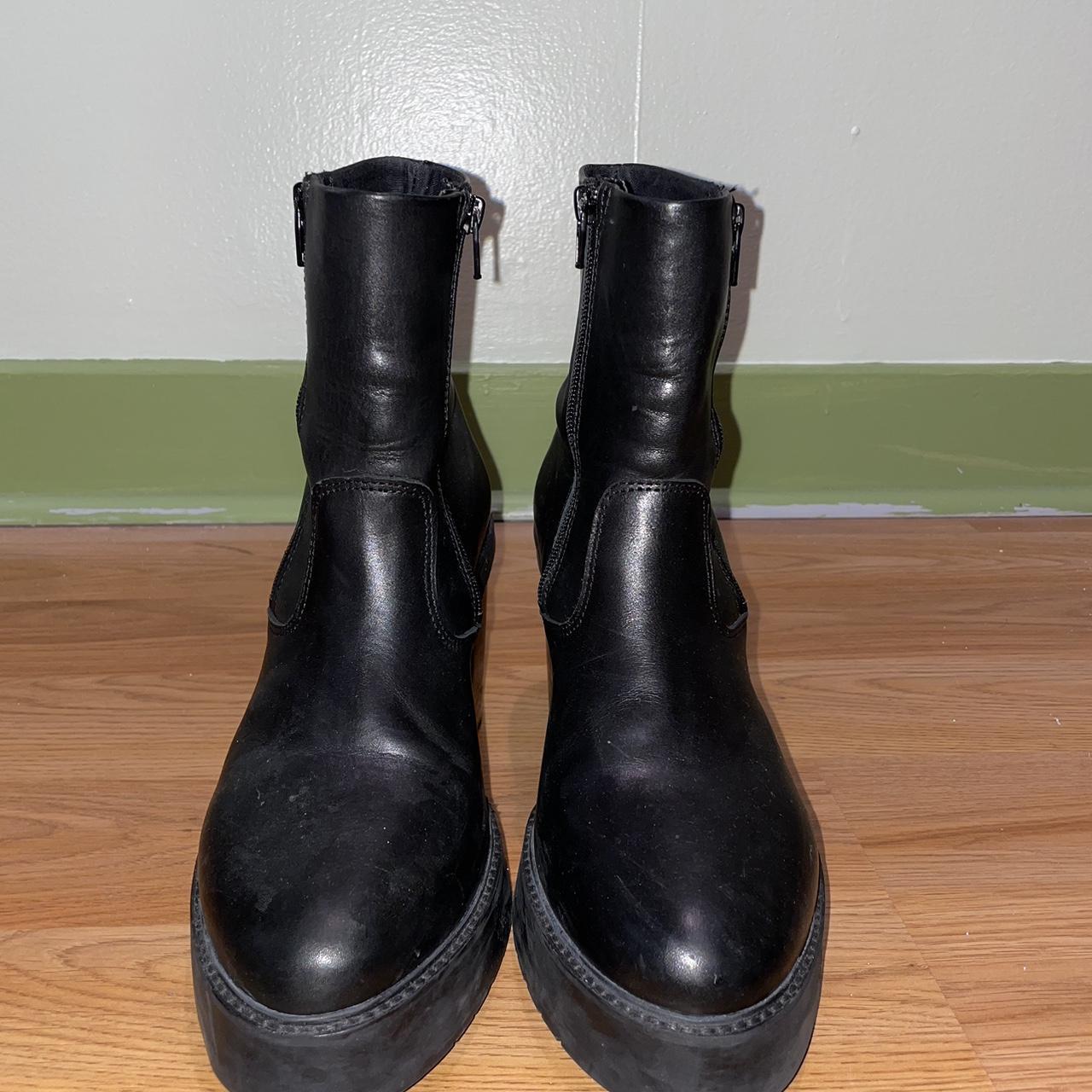 ASOS Men's Black Boots Depop