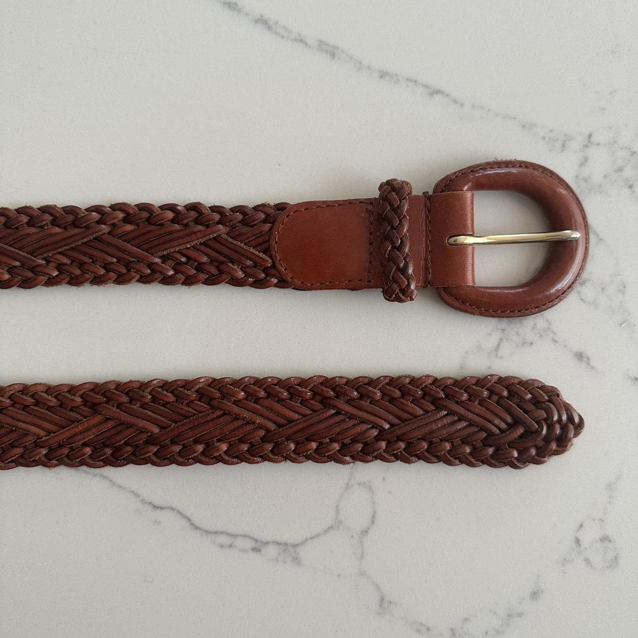 Classic Braided Belt with Covered Buckle