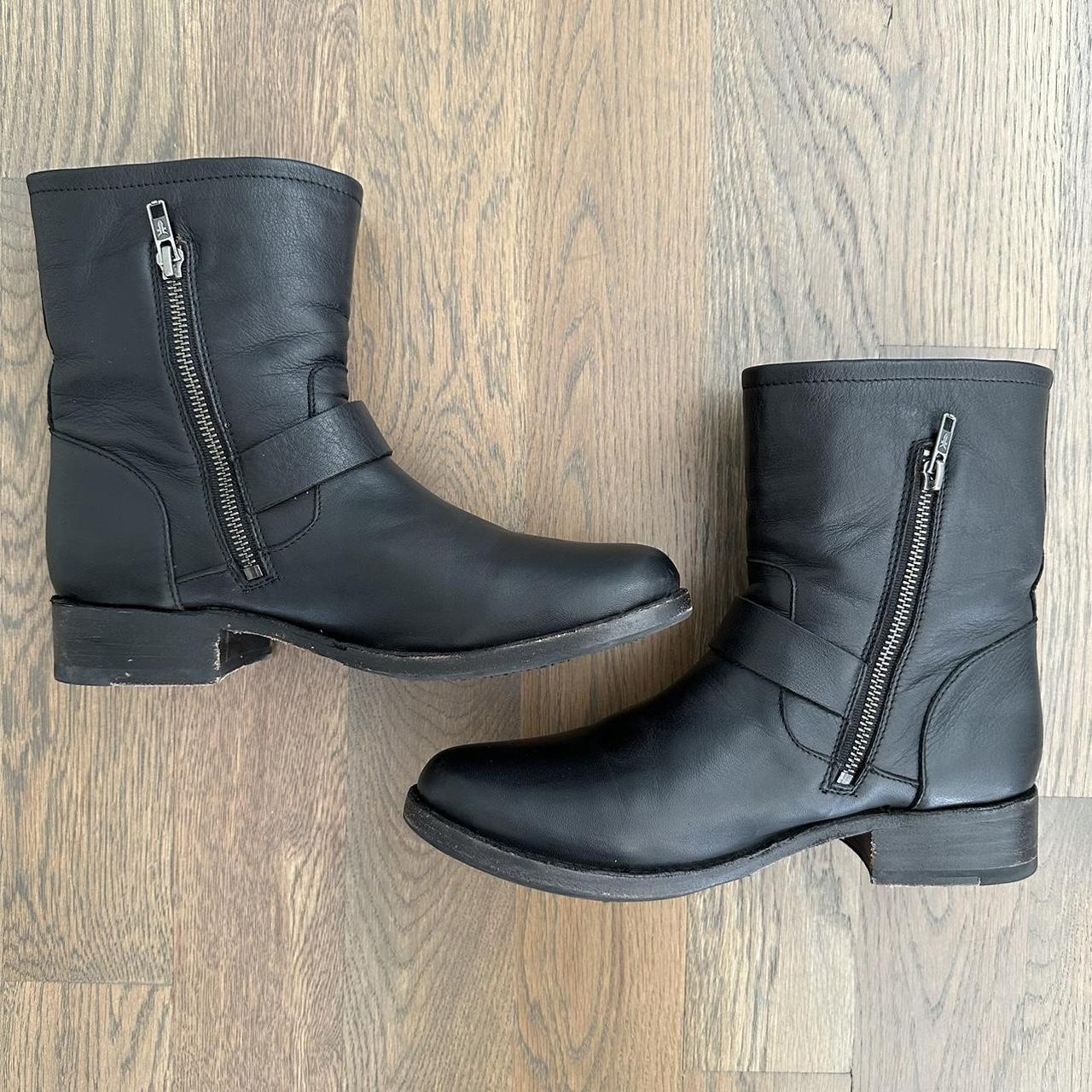 Frye vicky engineer black best sale