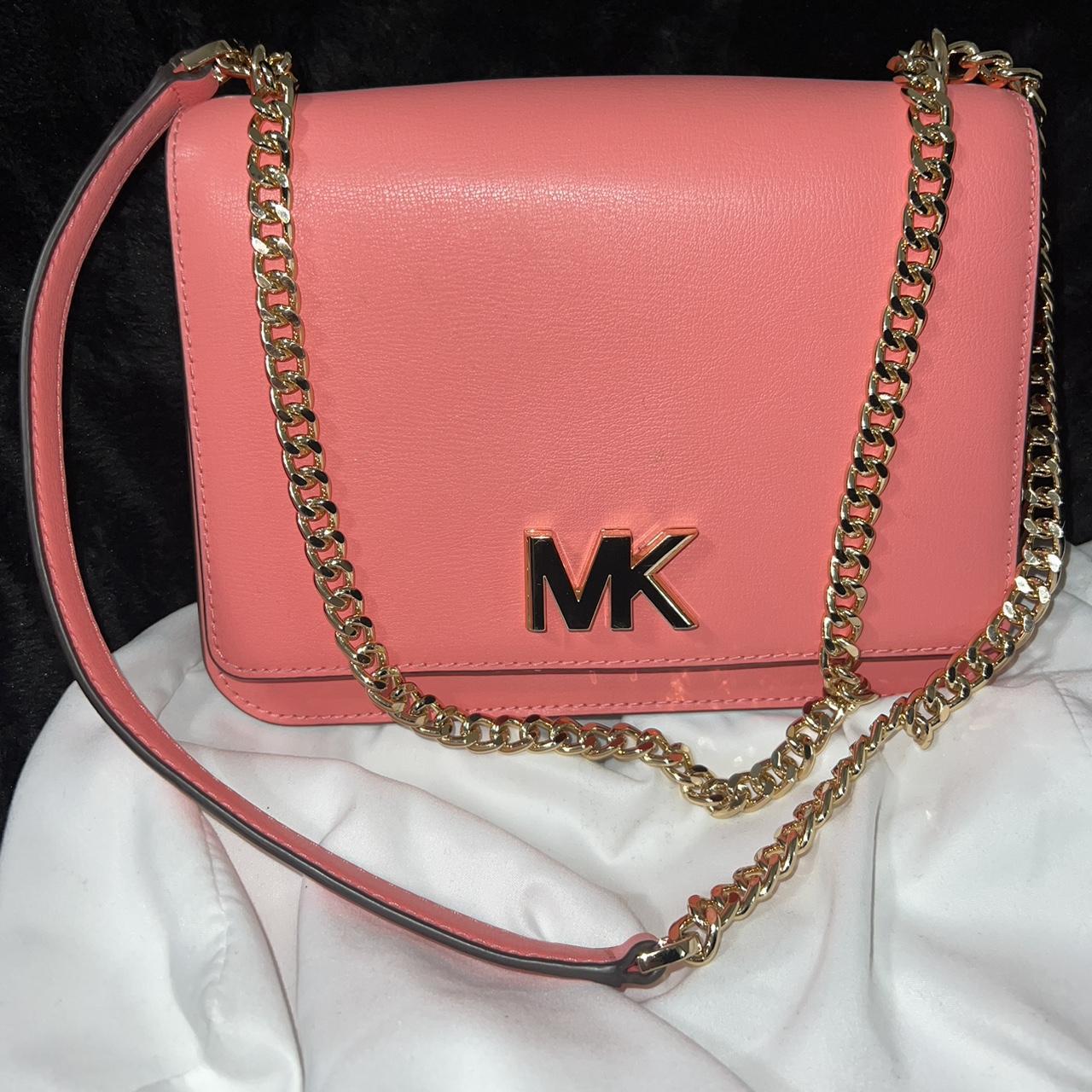 Michael kors mott on sale leather crossbody bag