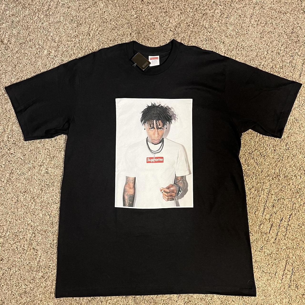 Supreme nba youngboy tee in hand Size L - Depop