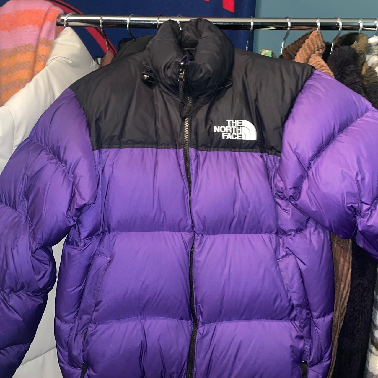 The North Face Men's Purple and Black Jacket | Depop