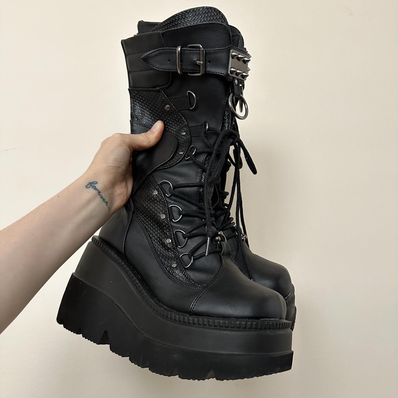 Demonia high rise shaker boots It pains me so much... - Depop