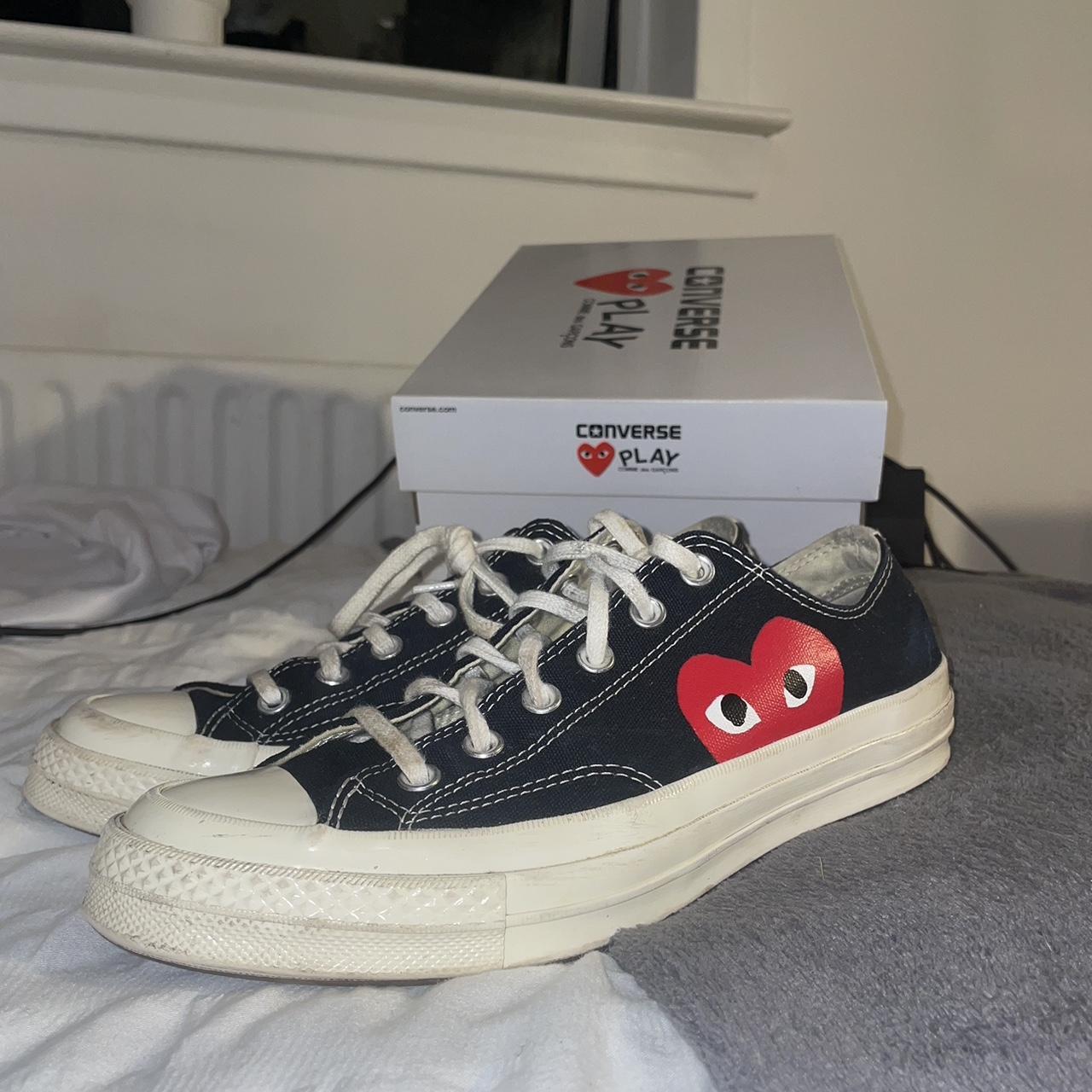 CDG CONVERSE - DECENT CONDITION Selling my CDG... - Depop