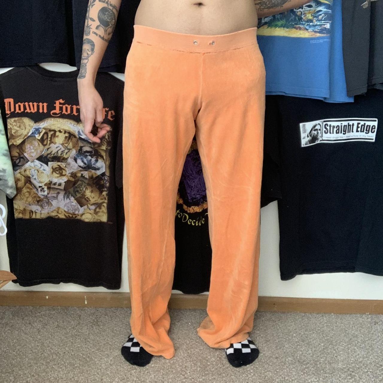 Juicy Couture Women's Orange Joggerstracksuits Depop