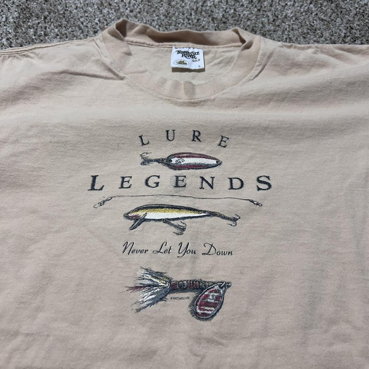 Vintage fishing lure shirt 