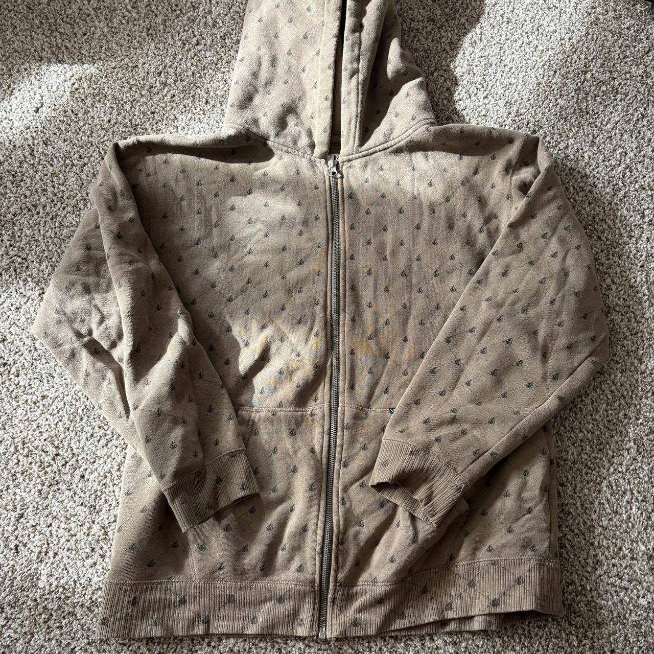 Volcom Men's Hoodie - Tan/Brown - L – Y2K Volcom … - image 1