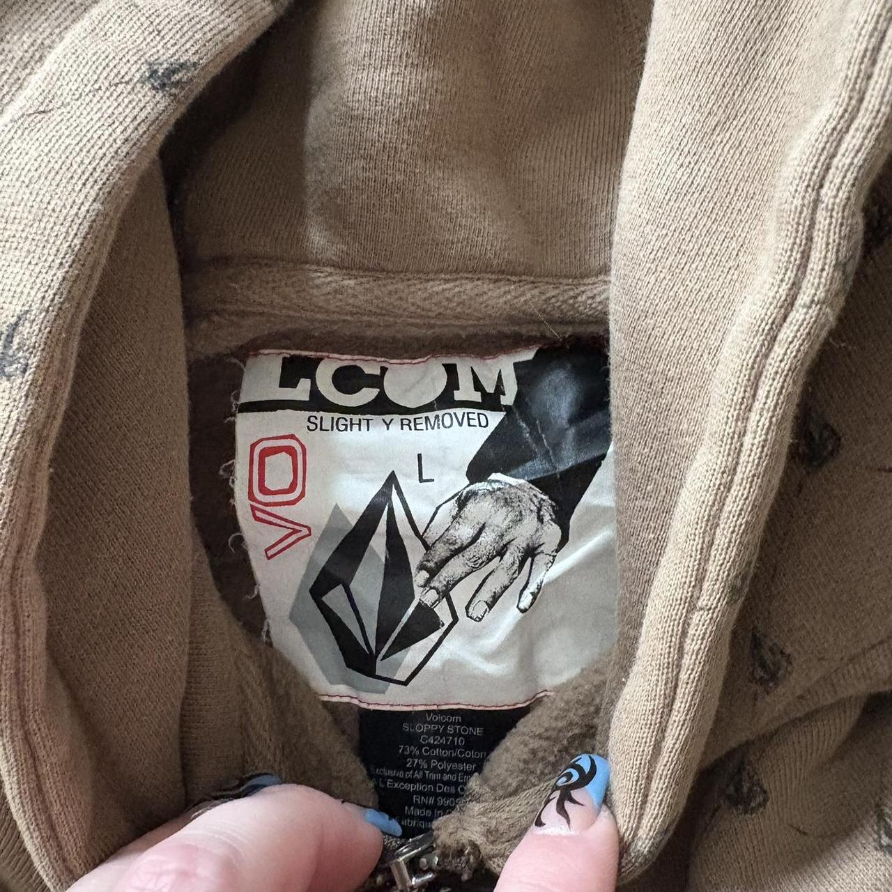 Volcom Men's Hoodie - Tan/Brown - L – Y2K Volcom … - image 3