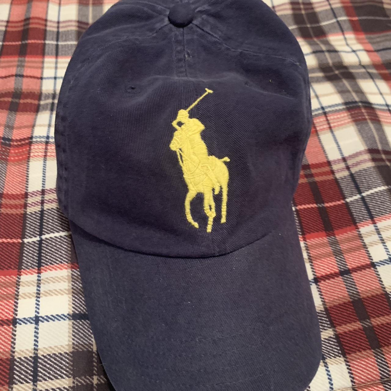 Polo Hat. NAVY YELLOW. Pretty cool polo hat only