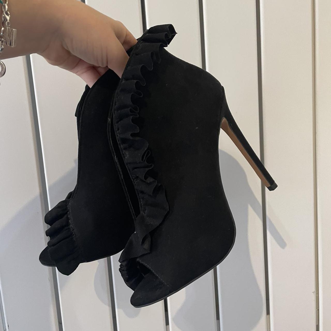 Black ASOS shoes 4 inch heels. ASOS shoes. Size 5... Depop