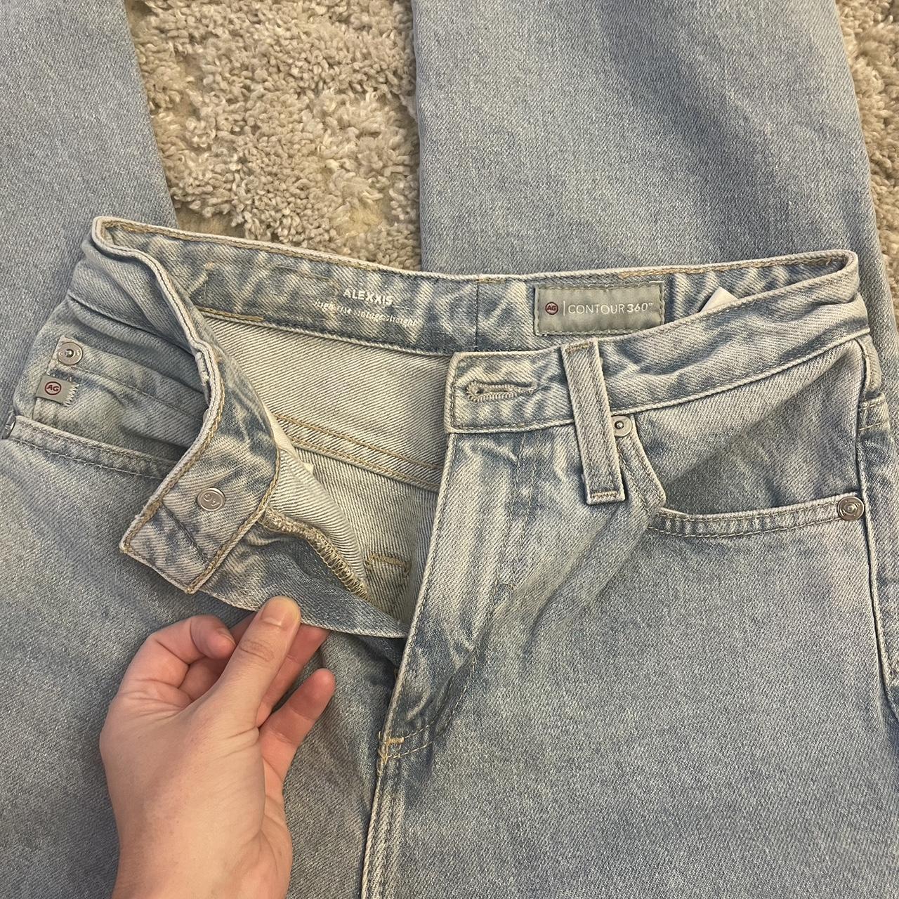 AG Jeans Women's Blue Jeans | Depop