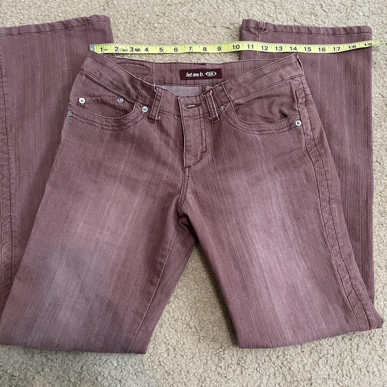 Let me B. Maroonish Bongo jeans! Labeled a size 7... - Depop