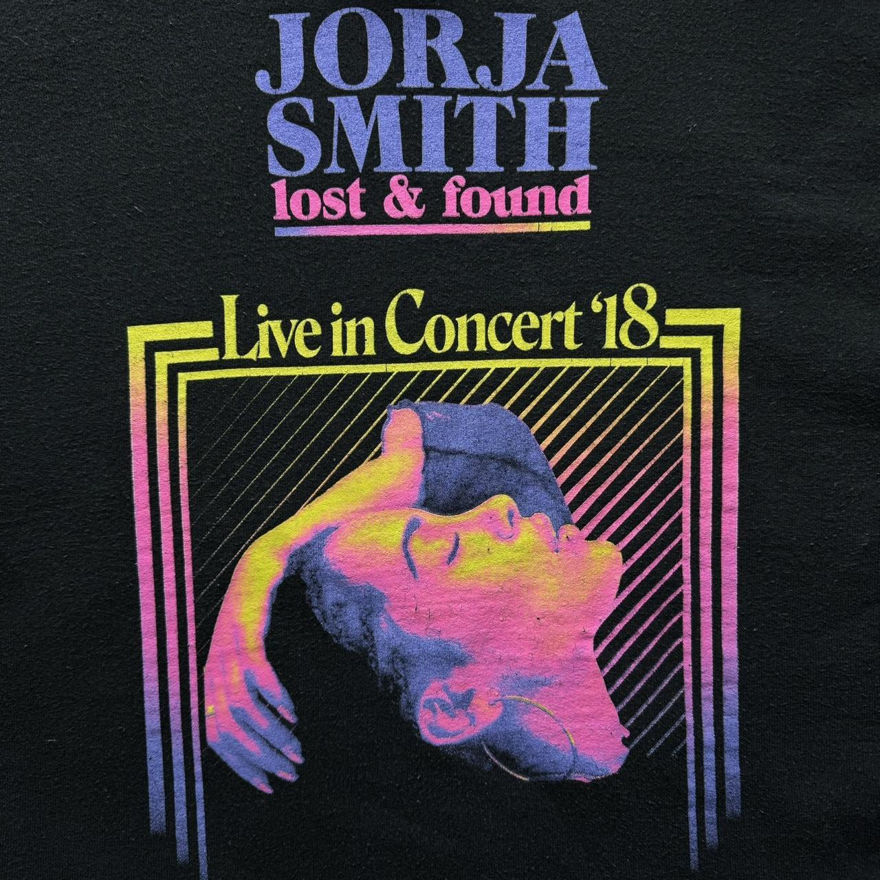 JORJA SMITH US &  TOUR 2018 パーカー Jorja Smith 'lost & found' 2018 World Tour Graphic | Depop