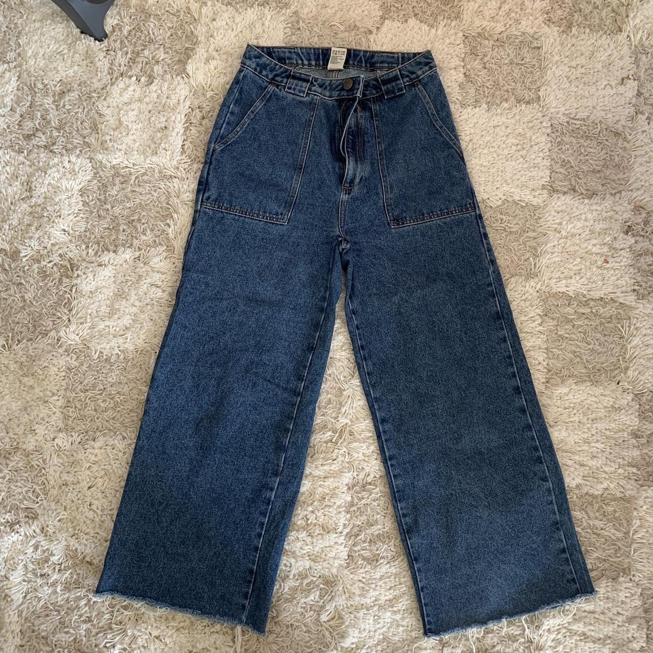 Lucy & Yak Wide-Legged Jeans. Marked size 28. The... - Depop