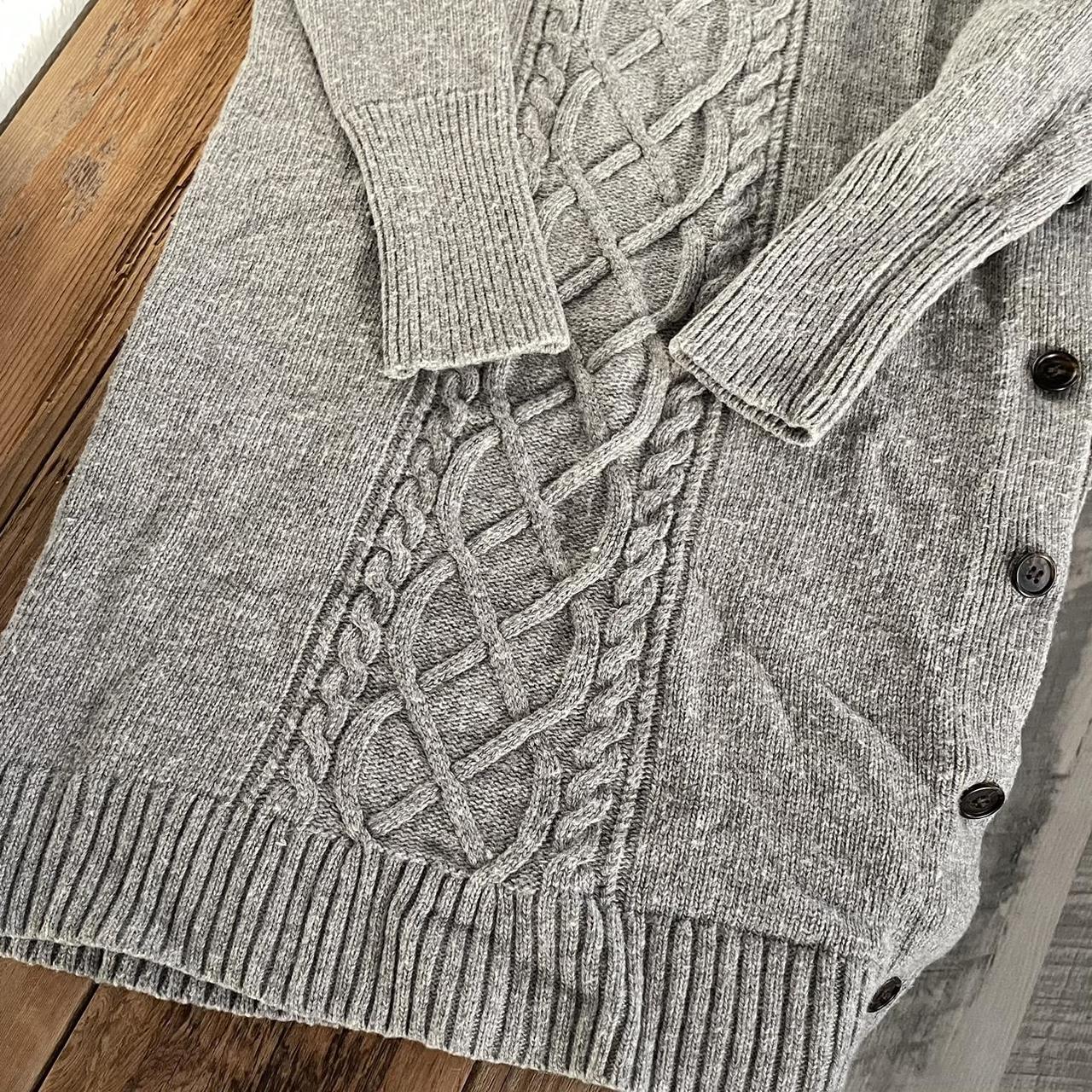 J. Crew Grey Turtleneck Sweater Dress Size XS - Depop