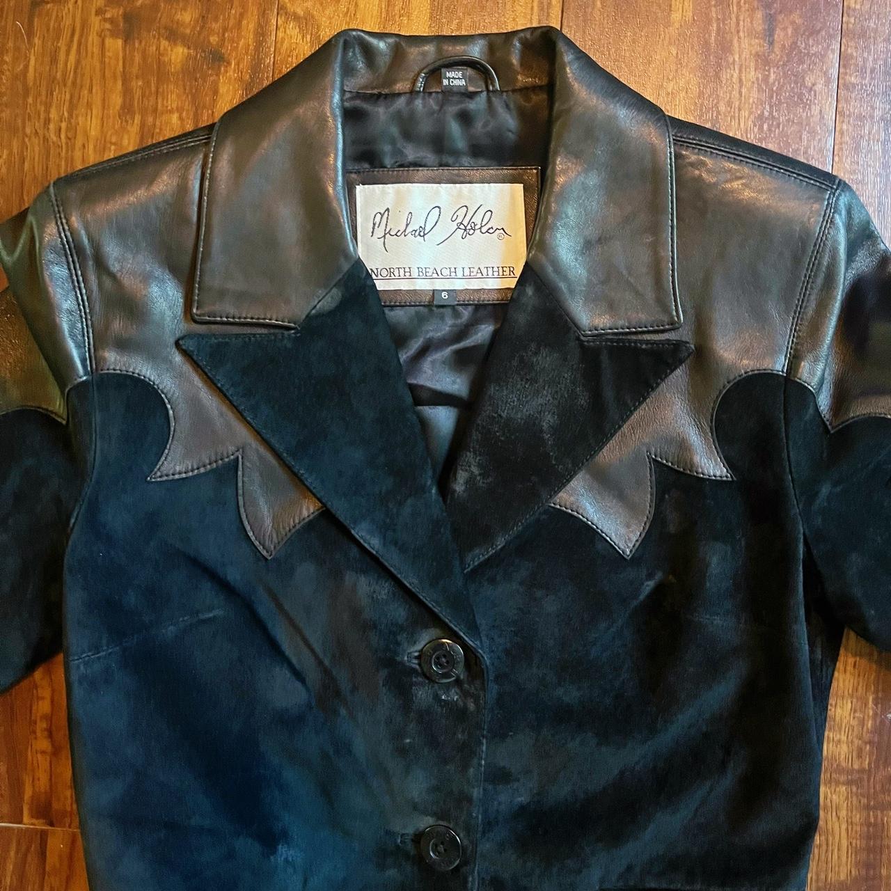 Gorgeous Vintage 1980's North Beach Leather Michael - Depop