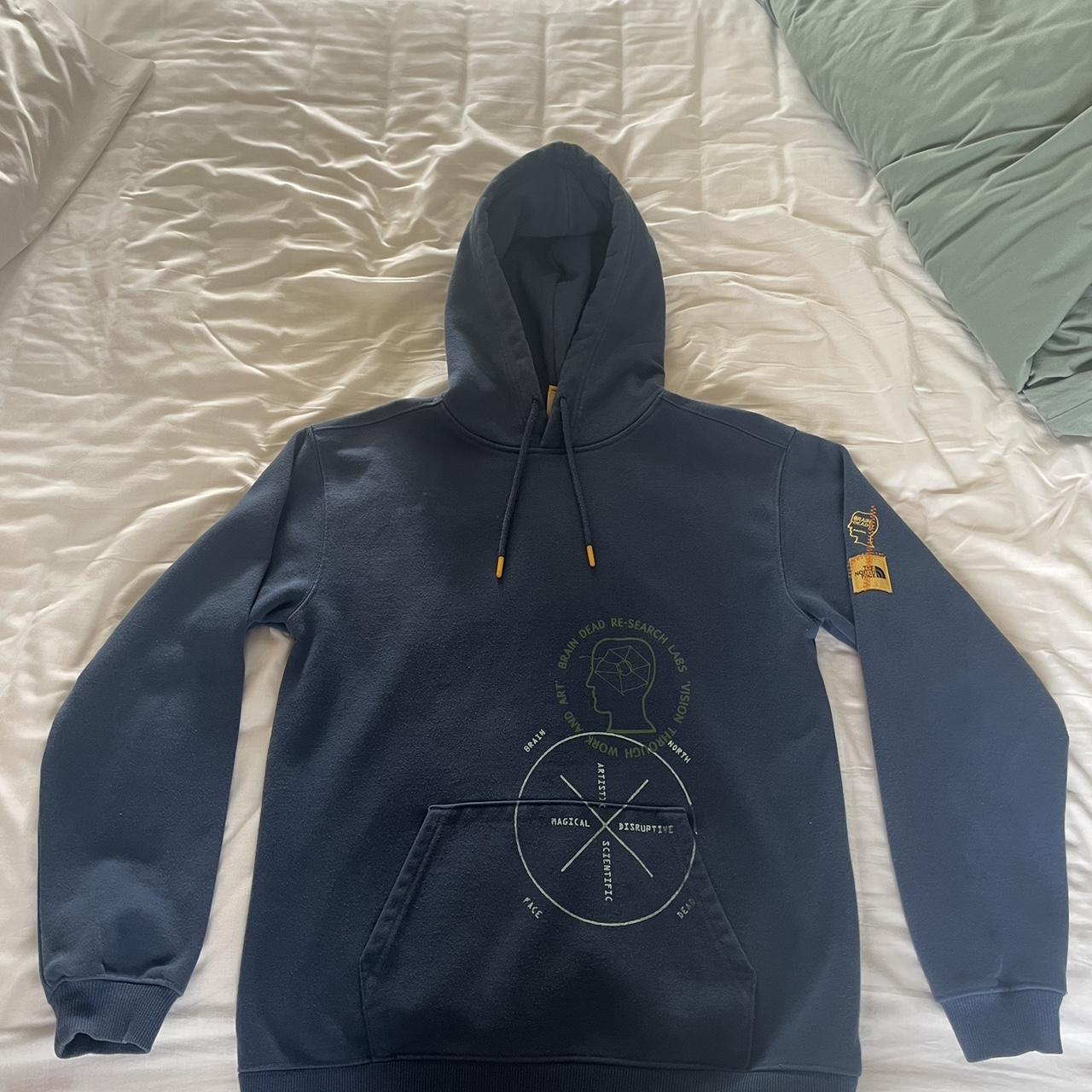 Brain dead north face hoodie sale