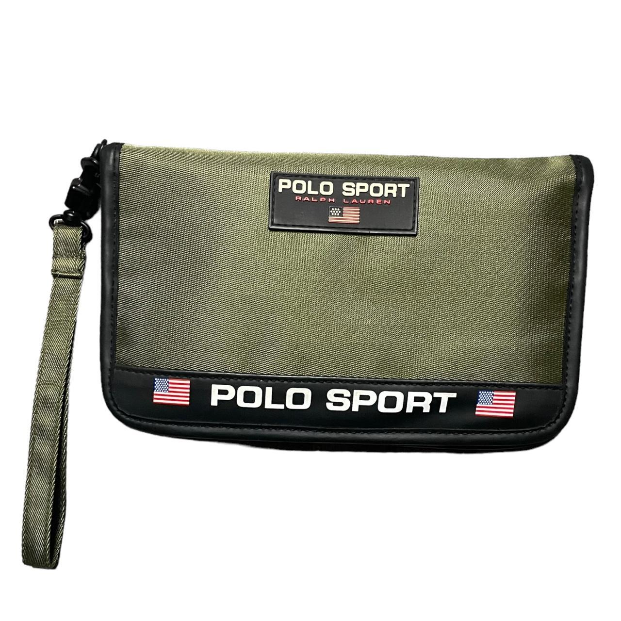 Polo Sport Men's Khaki and Black Bag Depop