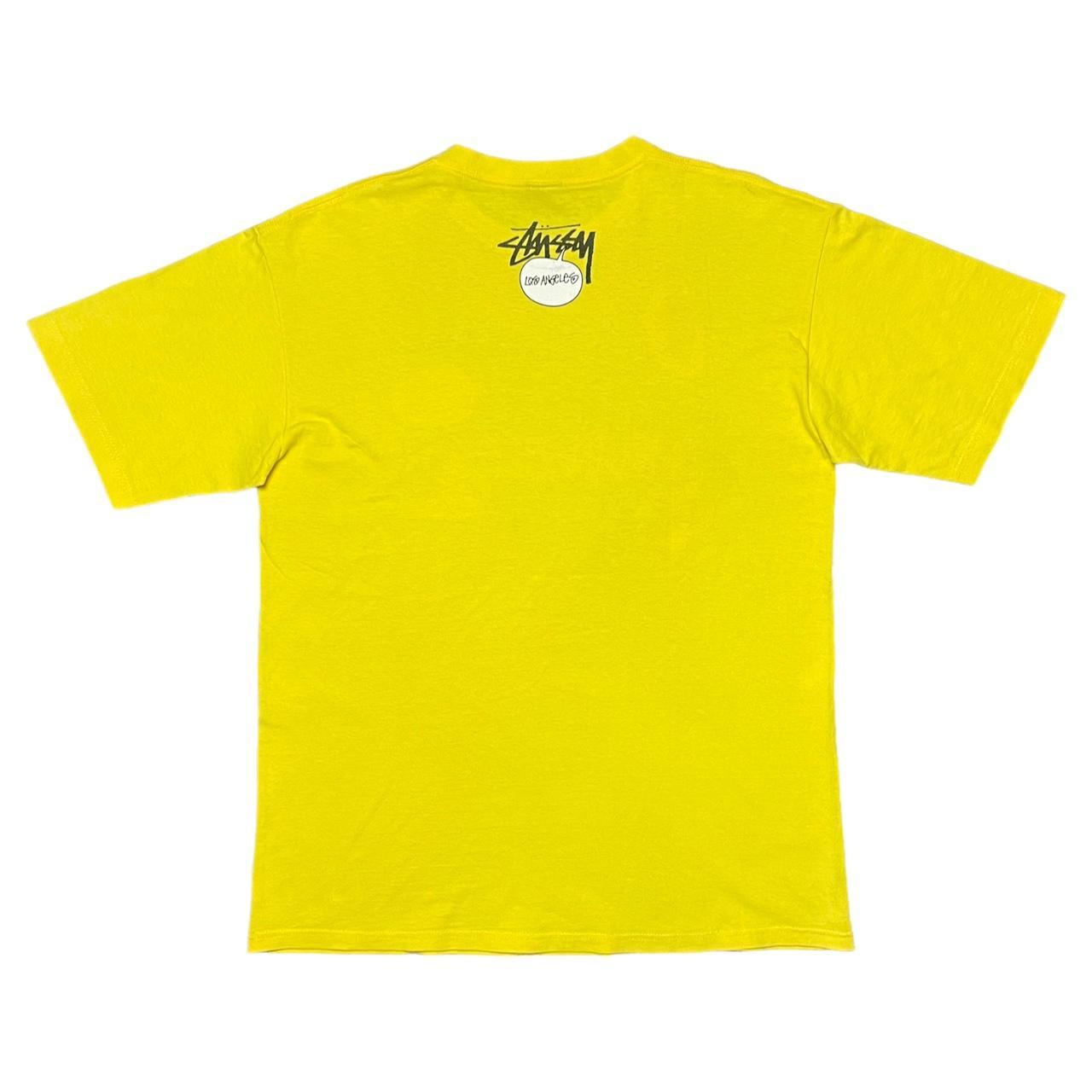 Stüssy Men's Yellow T-shirt | Depop