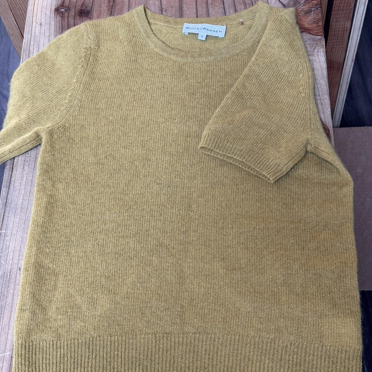 Women's Sweater - Yellow - S – White and Warren Y… - image 2