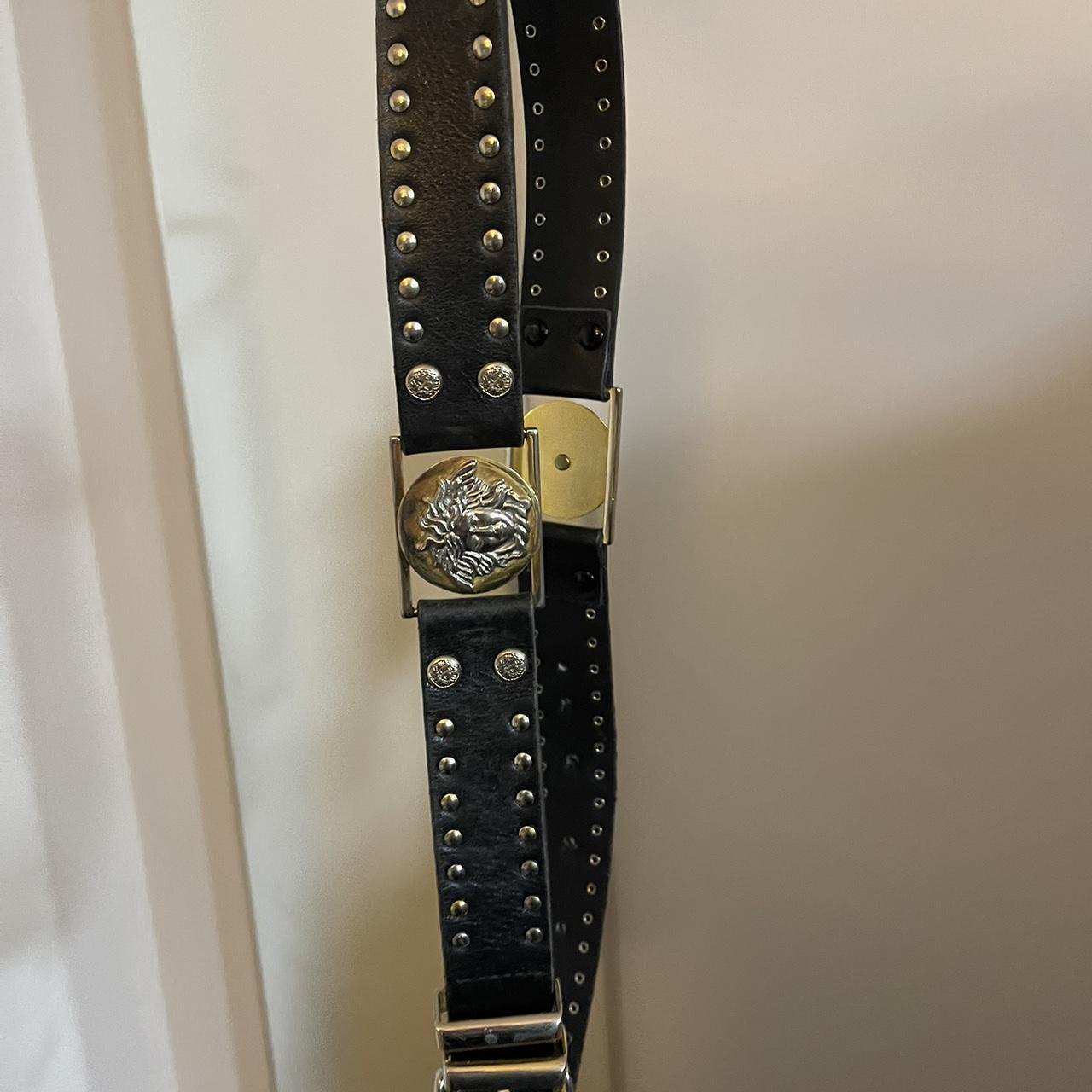 1990s Gianni Versace studded leather Gold