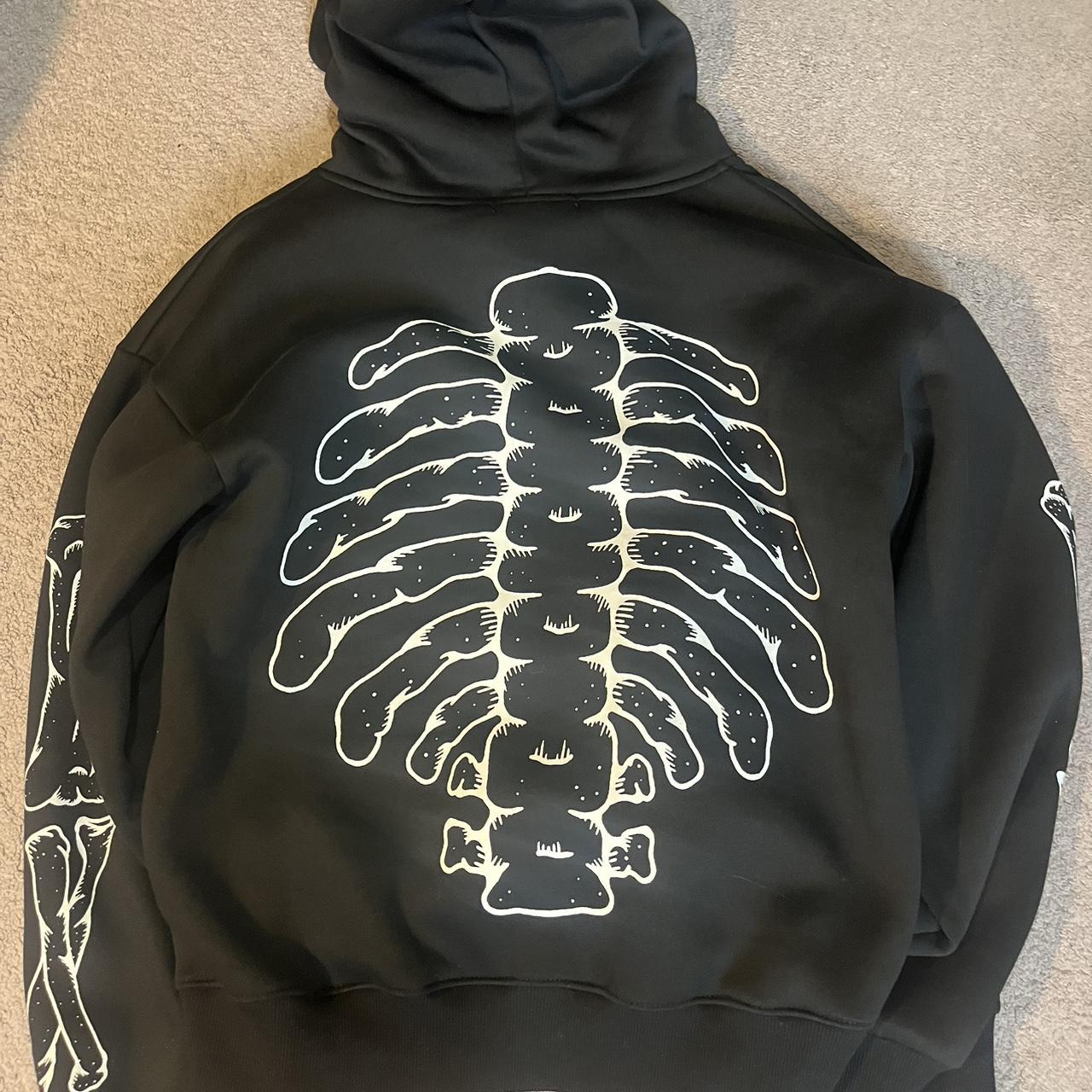 Mens skeleton Carsicko hoodie Size medium Worn max... - Depop