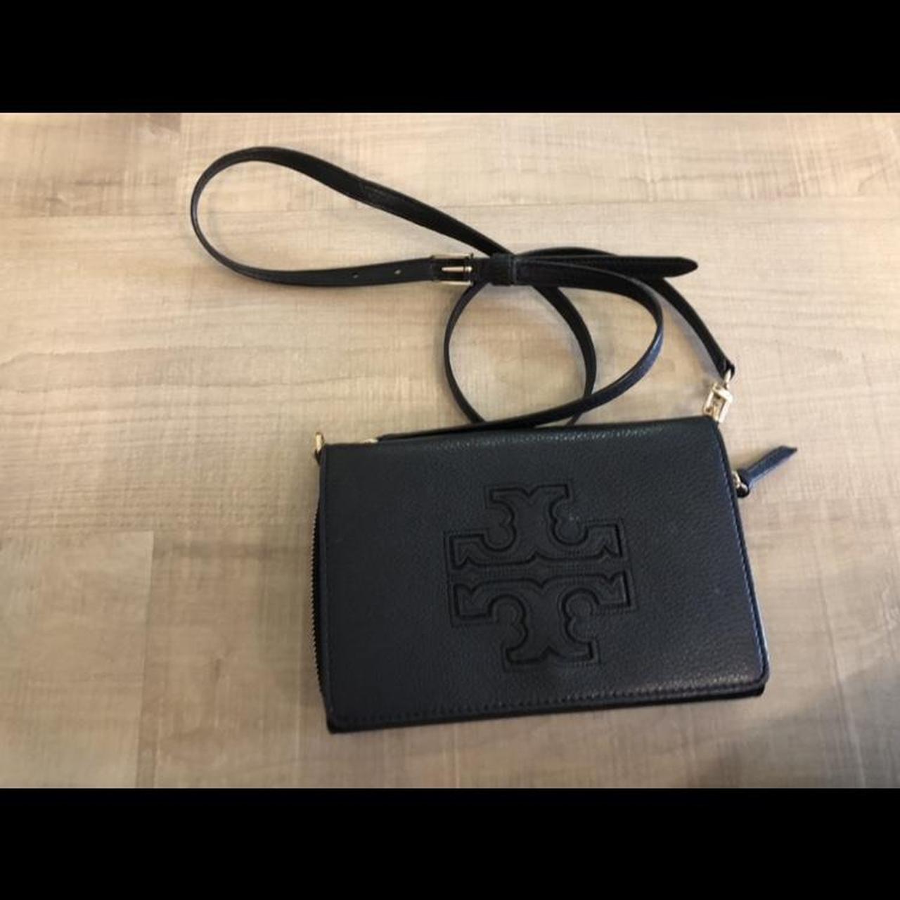 Tory Burch  SALE HARPER WALLET CROSS-BODY ♪ New Tory Burch Harper Flap Crossbody Bag Zip Around Pebbled